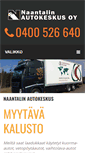 Mobile Screenshot of naantalinautokeskus.fi